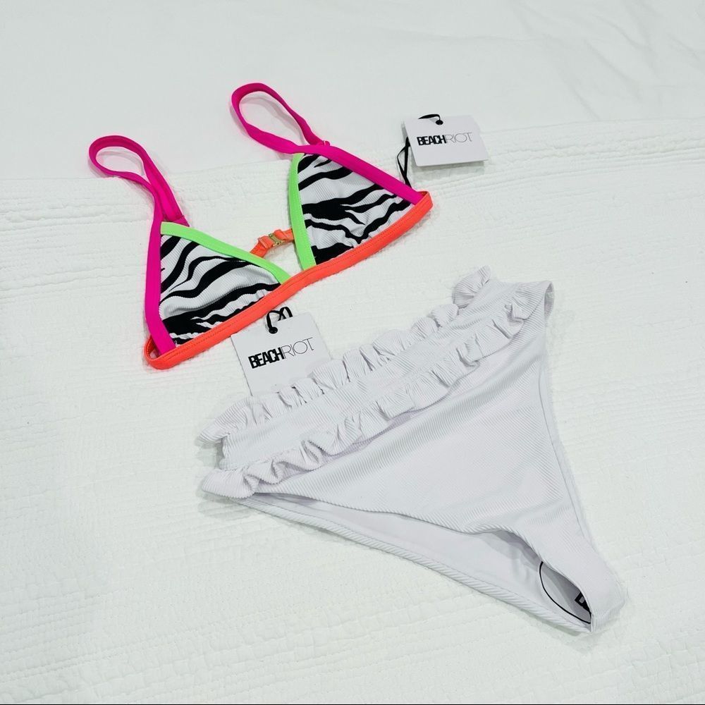Beach Riot Bikini Small Neon
